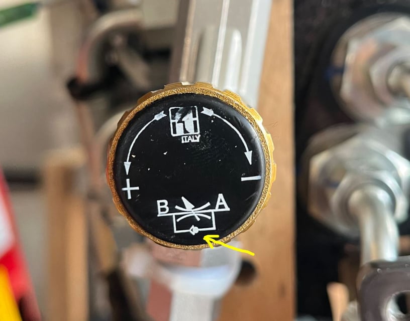 XN12-09 Drosselventil Bedienknopf