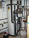 Ansicht Solarthermieanlage im Keller